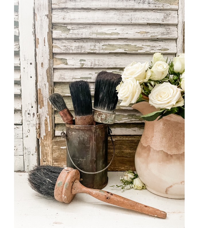 Vintage European Metal Bucket  
